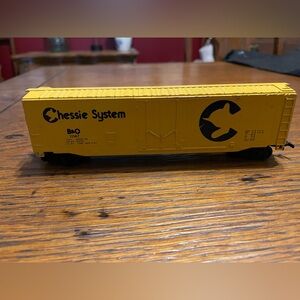 Chessie System Yellow Toy Train Car